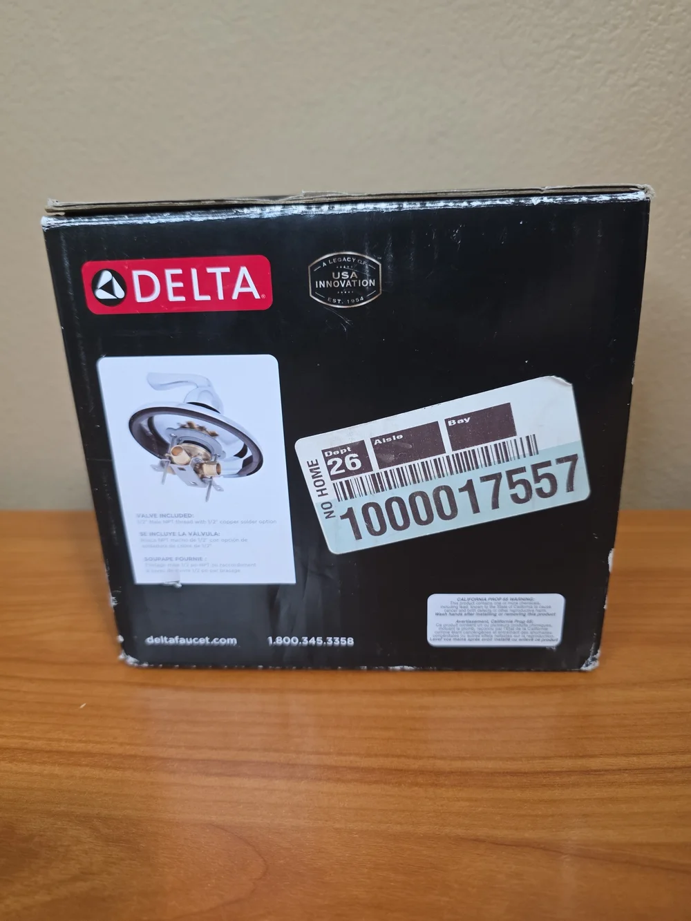 Delta B114900C-SS Single Spray Tub & Shower Faucet Brushed Nickel MISSING PARTS